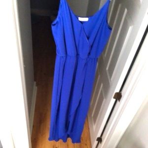 Lush from Nordstrom Maxi dress with lining in Blue